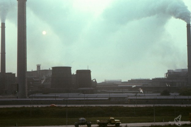 Blick auf das Buna Werk 1982